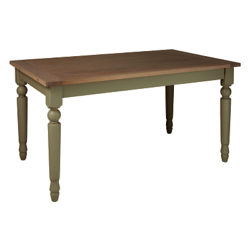 Neptune Suffolk 6-Seater Seasoned Oak Dining Table, Honed Slate